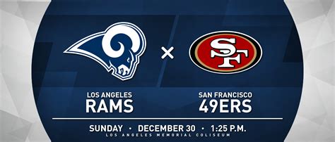 The San Francisco 49ers 2023 regular season kicks off in September 2023 at Acrisure Stadium against the Pittsburgh Steelers and concludes at Levis Stadium against the Los Angeles Rams. . Rams vs 49ers tickets